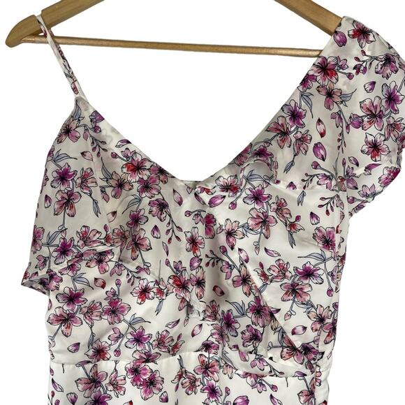 Cupcakes and Cashmere Women's Delphia Floral Printed Ruffle Dress Size 6 - Picture 8 of 12